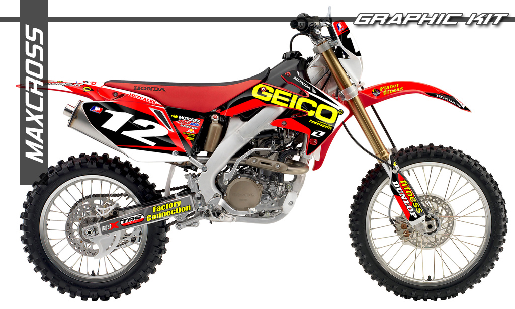 HONDA CRF-R CRF-X 2004-2019 GEICO STYLE